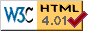Valid HTML 4.01